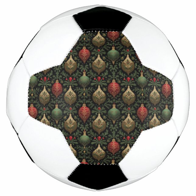 Festive Damask  Football (Front)