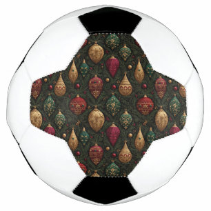 Festive Damask Football
