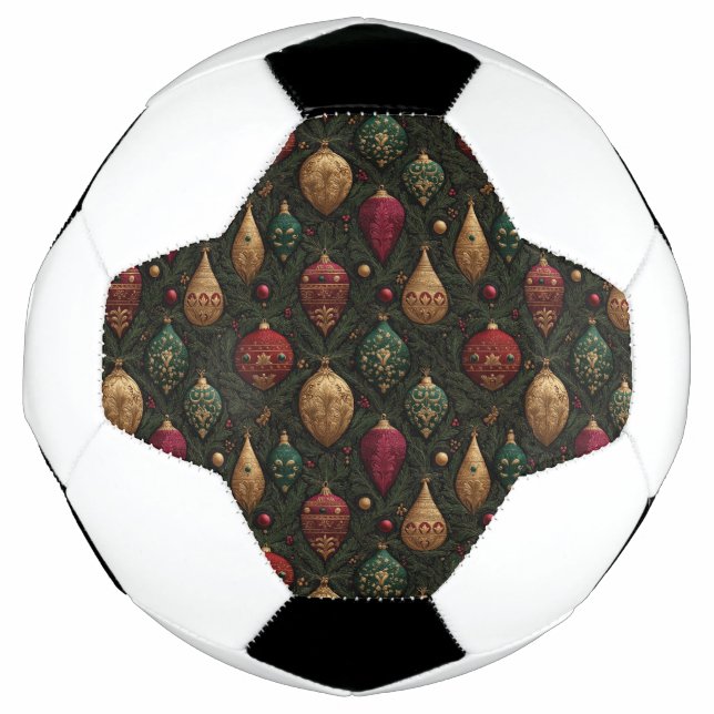 Festive Damask  Football (Front)