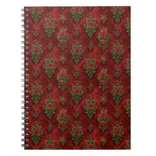 Festive Damask Notebook