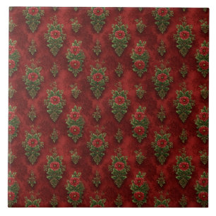 Festive Damask  Tile