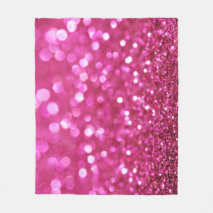 Festive Dark Pink: Elegant Abstract. Fleece Blanket