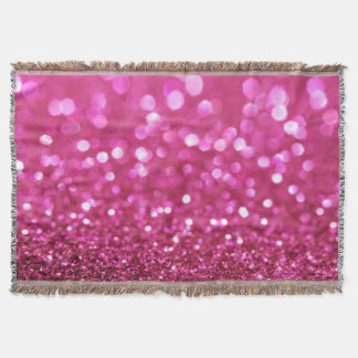 Festive Dark Pink: Elegant Abstract. Throw Blanket