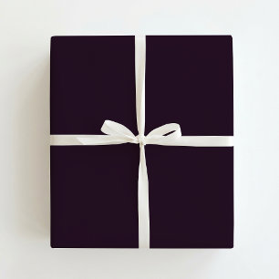 Festive dark purple wrapping paper