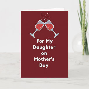 Festive Daughter Mothers Day Card
