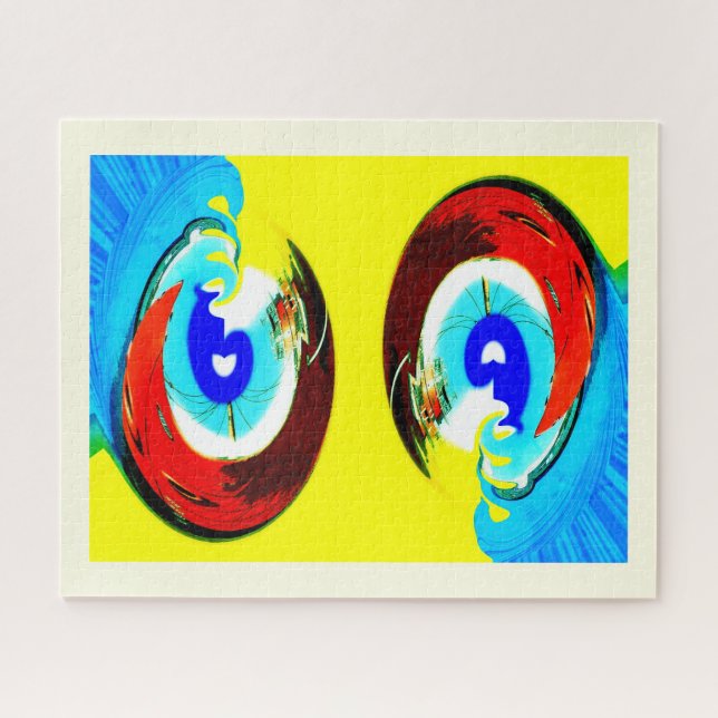 Festive decorations art jigsaw puzzle (Horizontal)