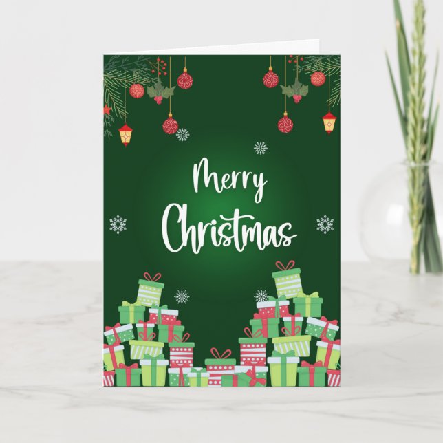 "Festive Delight" Holiday Card (Front)