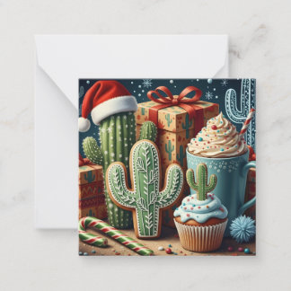 Festive Desert Christmas Scene Card