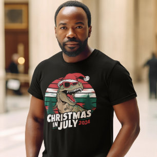 Festive Dino in Shades T-Shirt