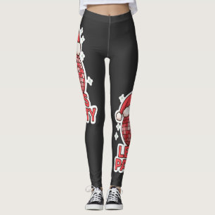 Festive Disco Vibes Sticker Leggings