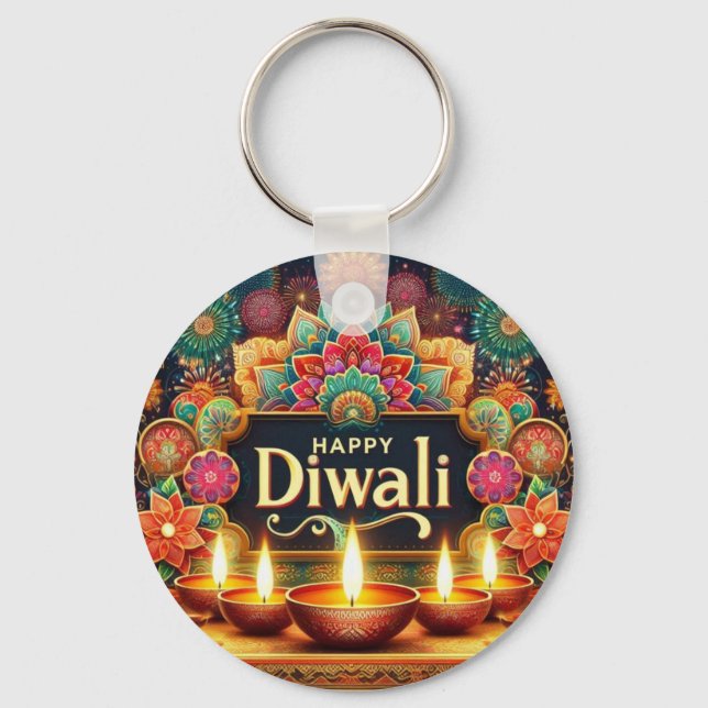 Festive Diwali Key Ring (Front)