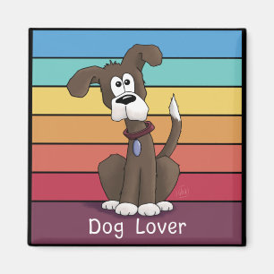 Festive Dog Lover  Magnet