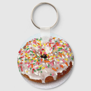 Festive Doughnut Key Ring