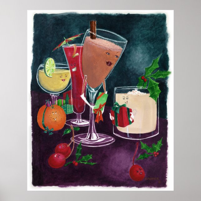 Festive Drinks Poster (Front)