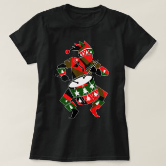 Festive Drum Player Holiday Tee