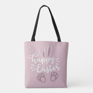 Festive Easter Bunny Tote Bag - Hop Into Easter