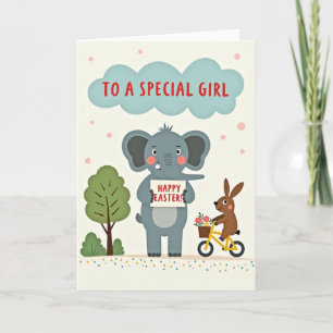 Festive Elephant Celebration Card