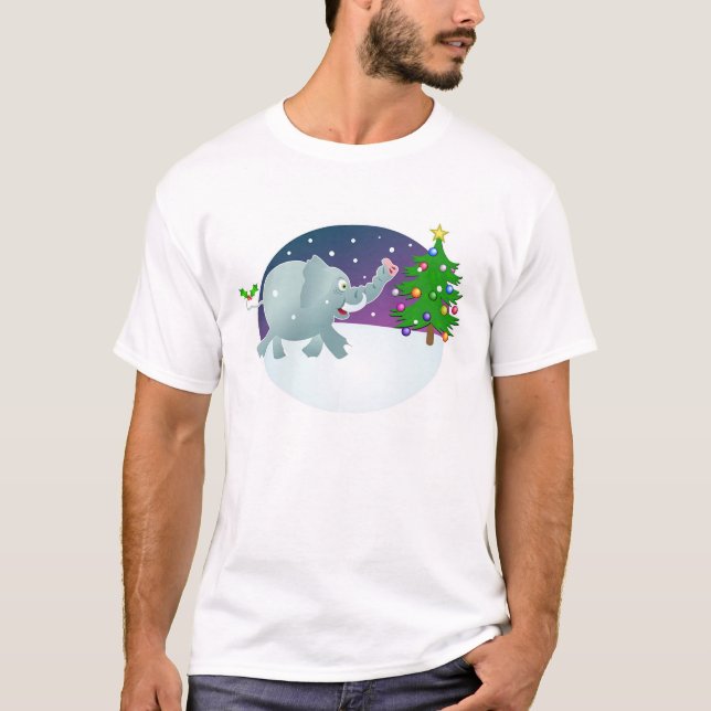 Festive Elephant T-Shirt (Front)