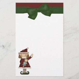 Festive Elf Holiday Stationery