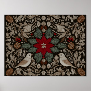 Festive Embroidery Poster