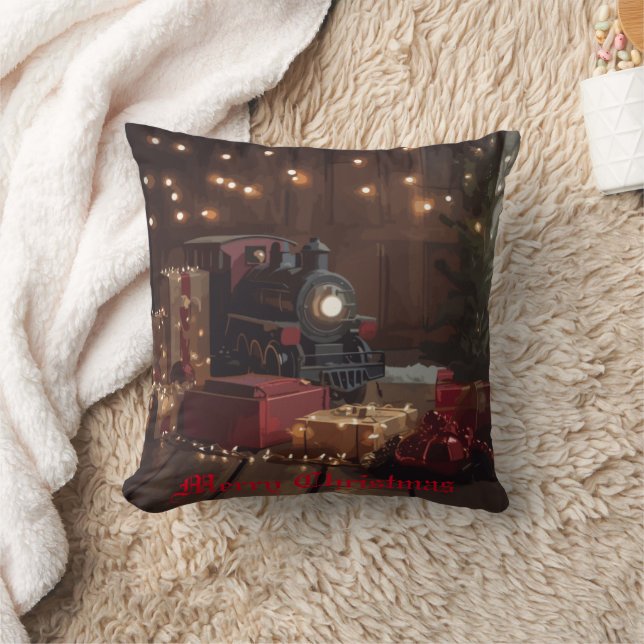 Festive Express Cushion (Blanket)
