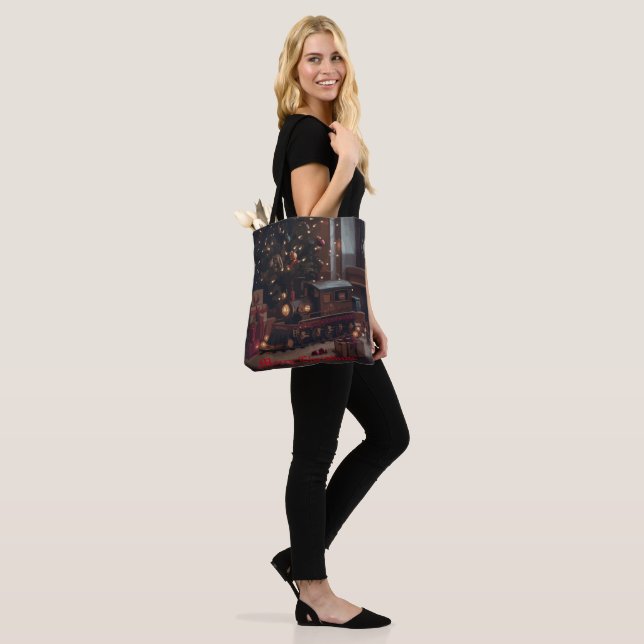 Festive Express Tote Bag (On Model)