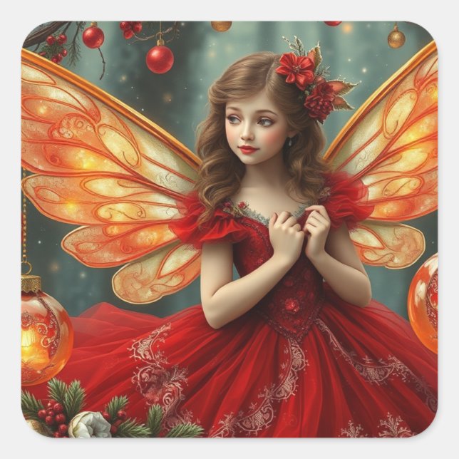 Festive Fairy Stickers (Front)