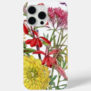 Festive Fall Autumn Monarch Migration Floral iPhone 15 Pro Max Case