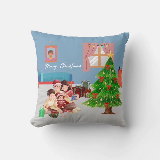 Festive Family Joy Cushion (Front)