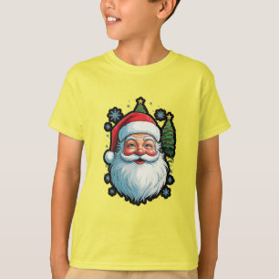 "Festive Fashion: Santa, Snow & Christmas Tree Mag T-Shirt