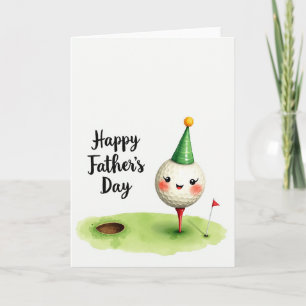 Festive Fathers Day Ball Card