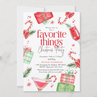 Festive Favourites Invitation