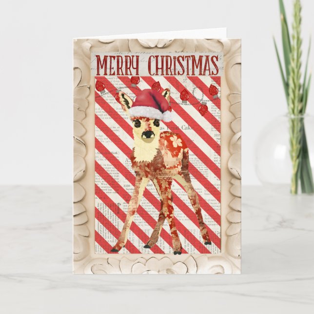 Festive Fawn Card (Front)
