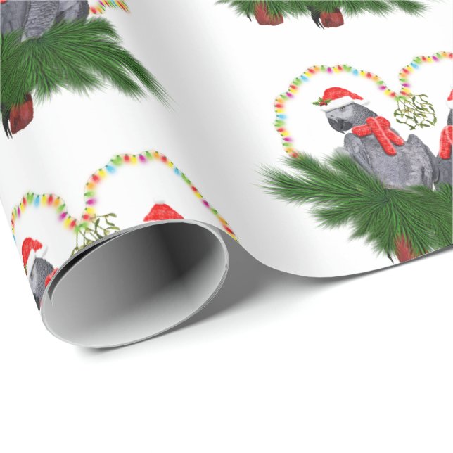 Festive Featherballs Wrapping Paper(choose colour) Paper (Roll Corner)