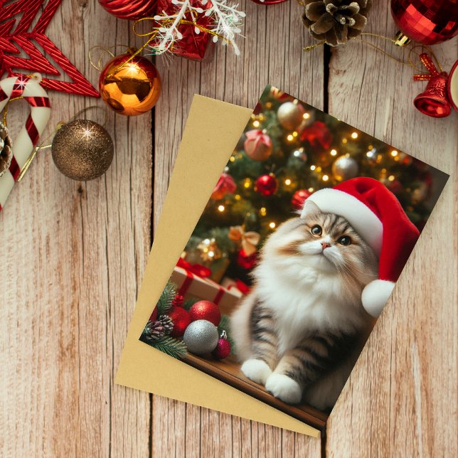 Festive Feline Christmas Card (Creator Uploaded)