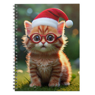 Festive Feline Holiday Cheer-56894 Notebook