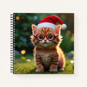 Festive Feline Holiday Cheer-56894 Notebook
