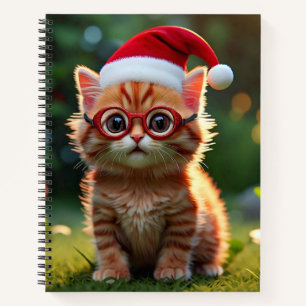 Festive Feline Holiday Cheer-56894 Notebook