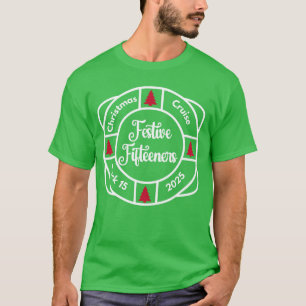 Festive Fifteeners Classic Crew Tee (Lt Green)