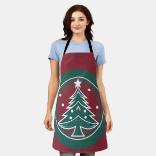 Festive Fir: A Christmas Delight Apron