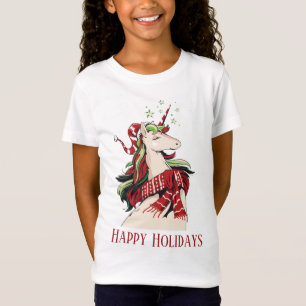 Festive first Christmas unicorn T-Shirt