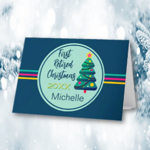 Festive, First Retired Christmas Card