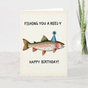 Festive Fish Birthday Card