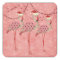 Festive Flamingos Pink Holiday Sticker