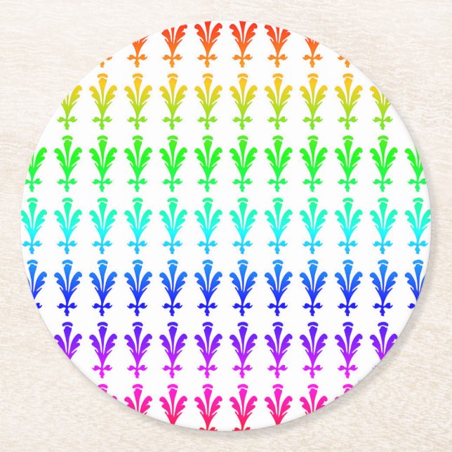 Festive Floral Coasters (Front)