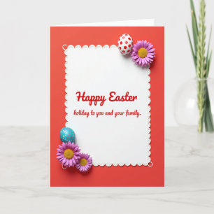 Festive Floral Springtime Card
