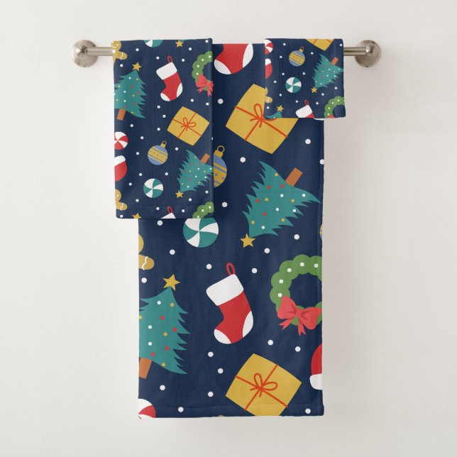 Festive Flourish Towel Set (Insitu)