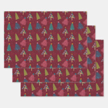 Festive Foliage: Christmas Tree Wrapping Paper