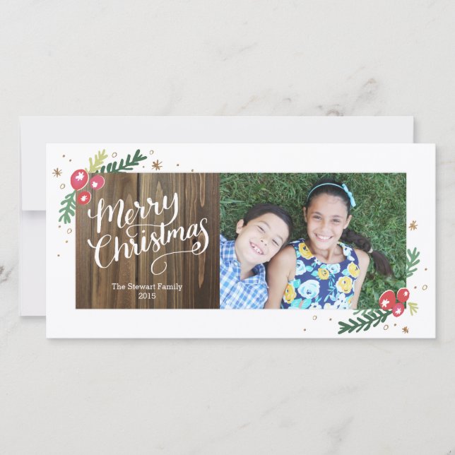 Festive Foliage Collection Holiday Card (Front)