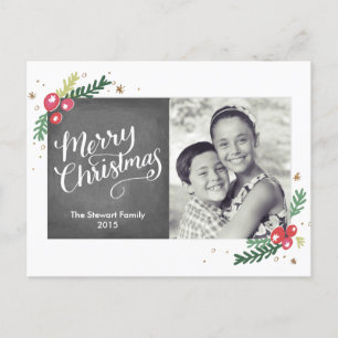 Festive Foliage Collection Holiday Postcard